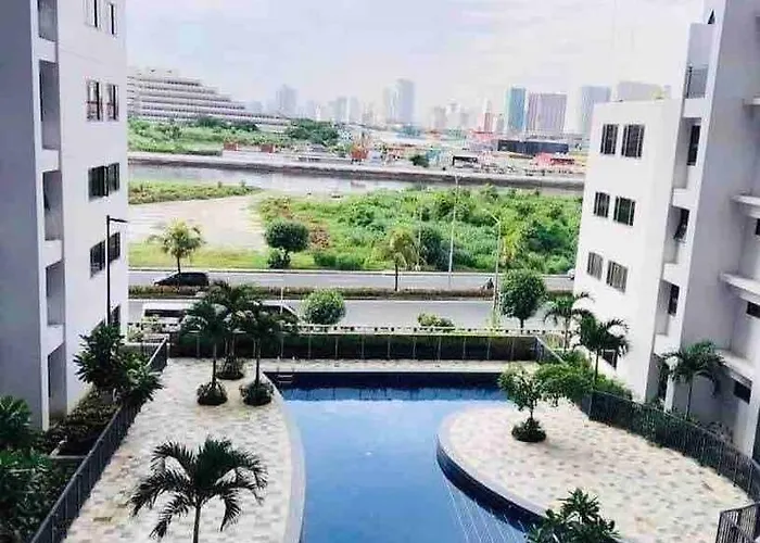 P00l Fr0nt With Balc0ny - New C0nd0 At Shore 2 Mall Of Apartment *