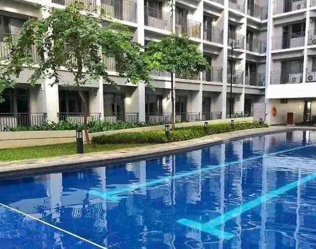 P00l Fr0nt With Balc0ny - New C0nd0 At Shore 2 Mall Of Apartment