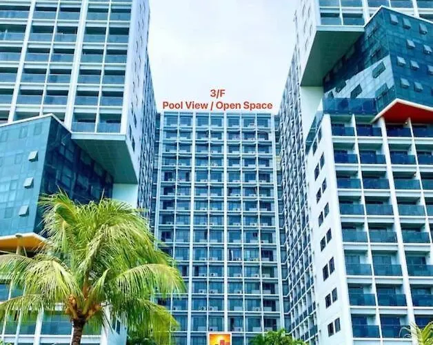 Apartment P00l Fr0nt With Balc0ny - New C0nd0 At Shore 2 Mall Of